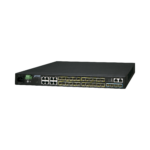 Switch Administrable L3 16-Puertos 100/1000X SFP, 8-Puertos Gigabit TP/SFP, 4-Puertos 10G SFP+ Stackable
