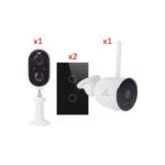(Wifi) KIT 2 camaras Wifi y 2 apagadores inteligentes Wifi