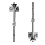 Par de Herrajes para sujeción de línea de vida para STZ90G.