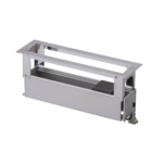 Caja Para Instalación en Escritorio para Voz, Datos o Contactos Eléctricos / Capacidad para 4 Módulos / Salida de Cables "Posterior" / Los Módulos se Adquieren Aparte / (KFC134/14CY)