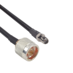 Cable LMR-240 de 60 cm con conectores N Macho y SMA Hembra.