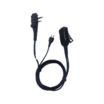 Micrófono audífono de 1 cable de fibra trenzada con sistema SNAP para radios Icom IC-F4003/4013/2000/4021/4031/4210/4230/IC-F14/3021/3013/3103/3003/1000/2000/S/T (con tornillos)