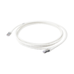 Patch Cord "Skinny" Cat6A Blindado S/FTP, 10ft, Diámetro Reducido 28 AWG, Color Blanco