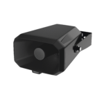 Altavoz IP Tipo Corneta / 10W / PoE+ / E/S de Alarma / Para integración con sistema Hanwha / IP66 / SIP, IPv4, HTTP, DNS, NTP, TCP, UDP, ARP.