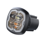 Estrobo Oculto, 6 LED, Claro, SAE Clase I, Empotrable, Lente Transparente