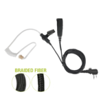 Micrófono De Solapa de 2 Cables De Fibra Trenzada Serie SPM2300BF Con Conector HYTERA TC-518/610/620/700/700EX & PD-5