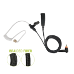 Micrófono De Solapa de 2 Cables De Fibra Trenzada Serie SPM2300BF Para Motorola TRBO SL300 & 7550