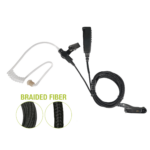 Micrófono De Solapa de 2 Cables De Fibra Trenzada Serie SPM2300BF Con Conector MOTOROLA TRBO XPR6XXX/TXX y APX