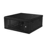 Gabinete de Pared con Puerta Perforada, 635mm de Profundidad, 4U Rack de 19 in, Acero Reforzado