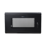 Gabinete de Pared de 6U con Puerta Perforada, 455 mm de Profundidad Total, Rack de 19'', Acero Reforzado Color Negro