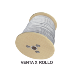 Cable de Retenida 5/16", Resistencia 3629 Kg, 7 Hilos (Carrete de 2000 metros).