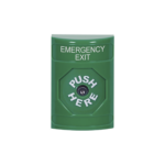 Botón de Salida de Emergencia, Texto en Inglés, Restablecimiento con Llave