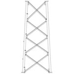 Sección 8 Base para Torre Autosoportada línea SSV (Código de Fábrica: 8N106)