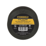 Cinta Eléctrica STRONGHOLD para Aislar, de PVC, Trabajo Pesado Eléctrico Industrial (Soporta UV, abrasión, agua, aceite y corrosión), Grosor de 0.21 mm (8.5 mil), Ancho de 38 mm, y 20 m de Largo, Uso Interior/Exterior, Color Ne