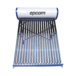 Bóiler Solar de 180L, Baja Presión con 18 Tubos de Vacío de Mayor Resistencia y Termotanque Inoxidable de Grado Alimenticio 180 L Resistentes a Granizo de Hasta 25 mm/ l, Incluye Anodo de Magnesio