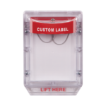 Cubierta Protectora de Policarbonato Serie Stopper II® , Con Bocina, Sin Espaciador, Montaje Empotrado, Etiqueta Personalizada