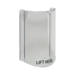 Cubierta Protectora De Policarbonato, Súper Resistente, Sin Sonido, Texto En Ingles, Para Botones Multiusos Serie Stopper® Station De STI