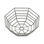 Rejilla de acero Web Stopper® para protección de detectores de humo de vandalismo y accidentes. Bajo perfil, montaje empotrado.