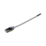 Patch Cord Cat6A, Diametro Reducido 28 AWG, Blindado S/FTP, CM/LS0H, 15 m, Color Gris
