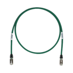 Patch Cord Cat6A, Blindado S/FTP, CM/LS0H, 17ft, Color Verde
