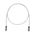 Patch Cord Cat6A, Blindado S/FTP, CM/LS0H, 1 m, Color Gris