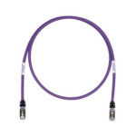 Patch Cord Cat6A, Blindado S/FTP, CM/LS0H, 5ft, Color Violeta
