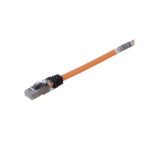 Patch Cord Cat6A, Blindado S/FTP, CM/LS0H, 7ft, Color Naranja