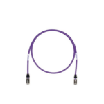 Patch Cord Cat6A, Blindado S/FTP, CM/LS0H, 7ft, Color Violeta