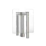 Torniquete Óptico Doble Serie Supervisor 5000 con hojas de cristal de 46