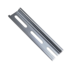 Riel DIN Estándar de 35 mm Ranurado. 2 metro de longitud. Fabricado en Acero.