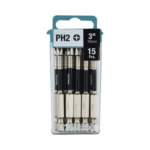 Broca Reforzada de 3" Phillips #2 Impact XPS®, Paq. c/15 piezas