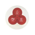 Botón de Llamada T114 / Resistente al Agua / Distancia de Transmisión 100 mts / Batería 12V 23A / Diseño Compacto y Portátil