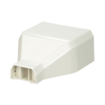 Conexión de tubería a canaleta T45, Salidas de 1/2", 3/4", 1" y 1 1/4", material ABS, Color Blanco Mate