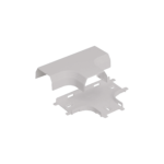 Accesorio en "T", para uso con canaleta T45, Material PVC Rígido, Color Blanco Mate