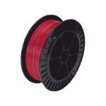 Bobina de 152 Metros de Cable Detector de Calor, Temperatura Fija 68 grados Celsius, Recubrimiento de Nylon Rojo para Aplicaciones en Exterior, con Guía Acerada