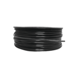 Bobina de 152 Metros de Cable Detector de Calor, Temperatura Fija 68 grados Celsius, Recubrimiento de Nylon Negro para Aplicaciones en Exterior, con Guía Acerada