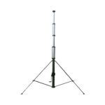 Mástil Telescópico Retraible Manual de 15 metros con Accesorios. Incluye Tripie.