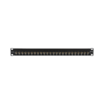 Patch Panel UltraMAX. UTP, Precargado con Jacks Cat6A, 24 Puertos, Plano, 1U