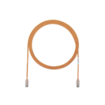 Cable de Parcheo TX6, UTP Cat6, Diámetro Reducido (28AWG), Color Naranja, 10ft