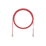 Cable de Parcheo TX6, UTP Cat6, Diámetro Reducido (28AWG), Color Rojo, 10ft