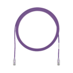 Cable de Parcheo TX6, UTP Cat6, Diámetro Reducido (28AWG), Color Violeta, 12ft