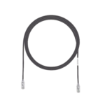 Cable de Parcheo TX6, UTP Cat6, Diámetro Reducido (28AWG), Color Negro, 15 ft