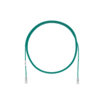 Cable de Parcheo TX6, UTP Cat6, Diámetro Reducido (28AWG), Color Verde, 1ft