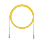 Cable de Parcheo TX6, UTP Cat6, Diámetro Reducido (28AWG), Color Amarillo, 1ft