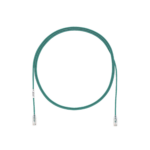 Cable de Parcheo TX6, UTP Cat6, Diámetro Reducido (28AWG), Color Verde, 30ft