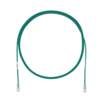 Cable de Parcheo TX6, UTP Cat6, Diámetro Reducido (28AWG), Color Verde, 5ft