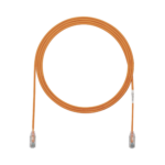 Cable de Parcheo TX6, UTP Cat6, Diámetro Reducido (28AWG), Color Naranja, 5ft