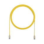 Cable de Parcheo TX6, UTP Cat6, Diámetro Reducido (28AWG), Color Amarillo, 5ft