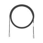 Cable de Parcheo TX6, UTP Cat6, Diámetro Reducido (28AWG), Color Negro, 6ft