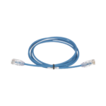 Cable de Parcheo TX6, UTP Cat6, Diámetro Reducido (28AWG), Color Azul, 7ft